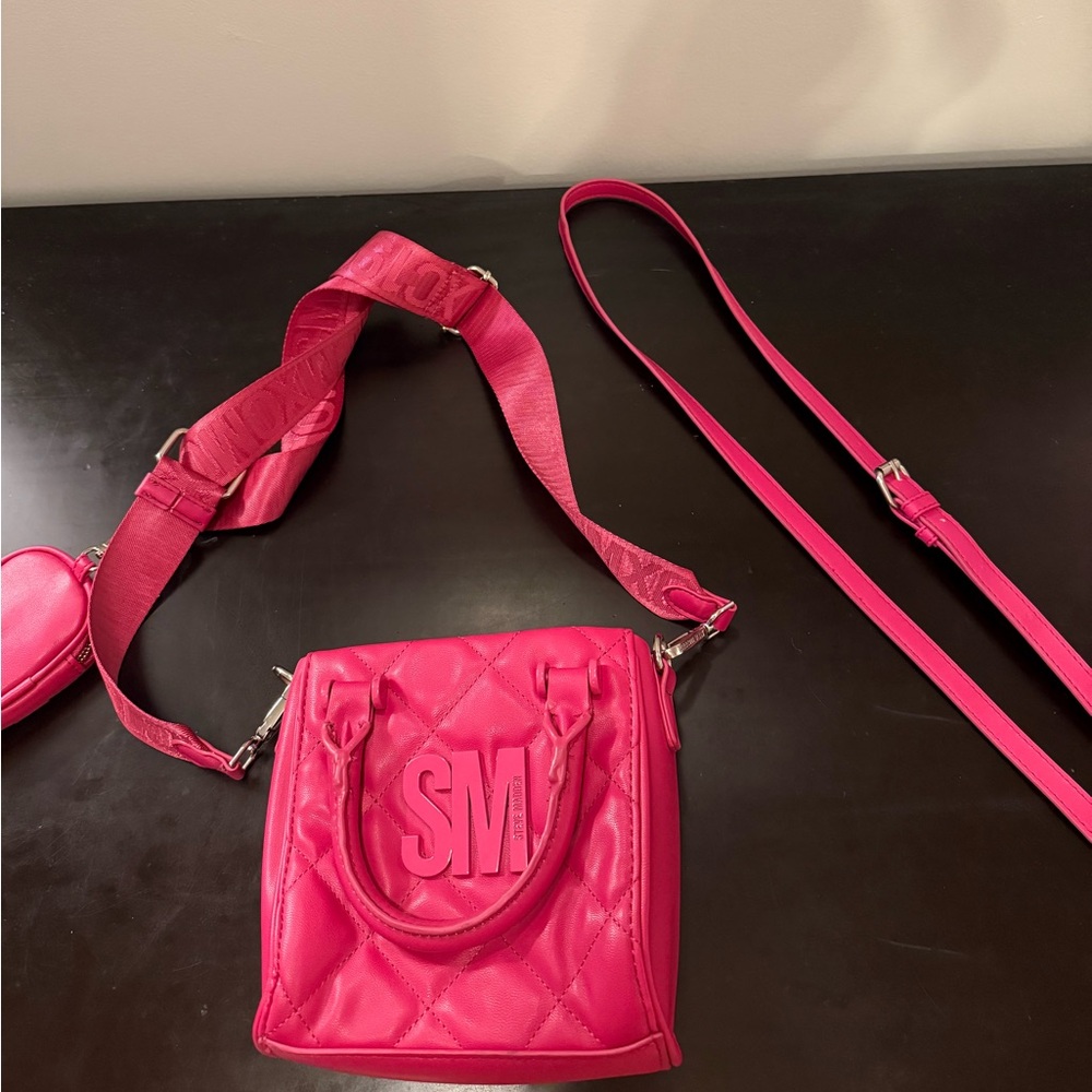 Steve Madden Pink Quilted Women's Bag